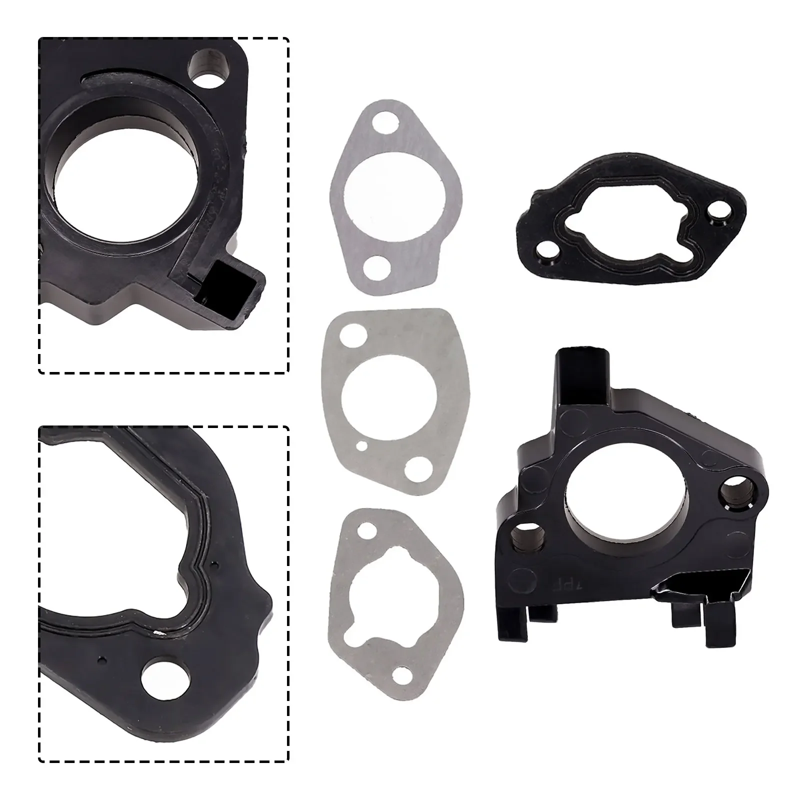 Gasket Set For GX340 And For GX390 Engines Complete 5 Piece Carburetor Gasket Kit With Spacer For Enhanced Performance