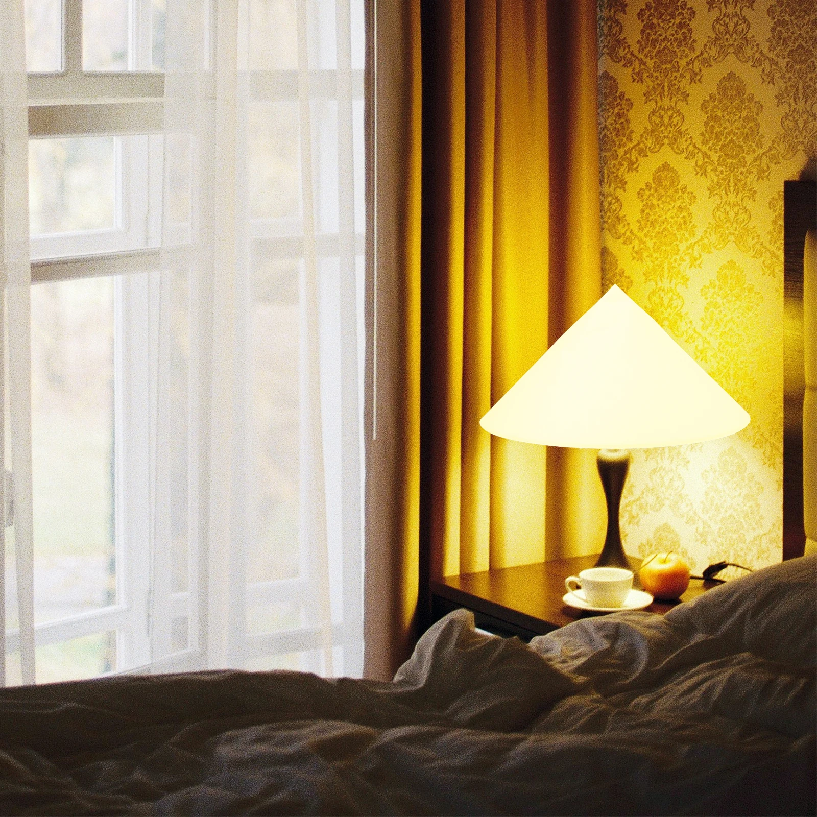 

Creative Umbrella Lampshade E27 Base Sturdy Metal Bracket Household Table Lamp Cover Dust Proof Replacement For Bedroom Living