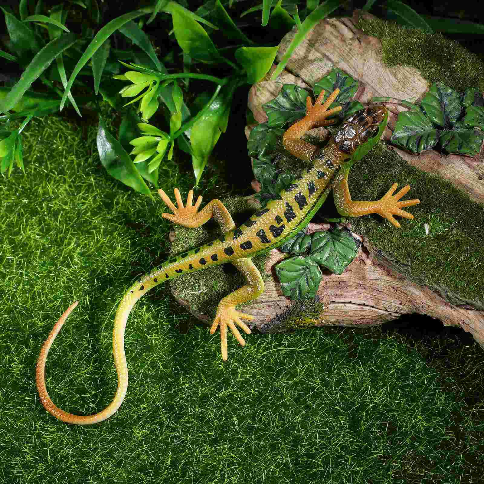 Puzzle Four Legged Snake Lizard Skink Toy Child Animals Aquarium Decorations Alligator Artificial Lizards