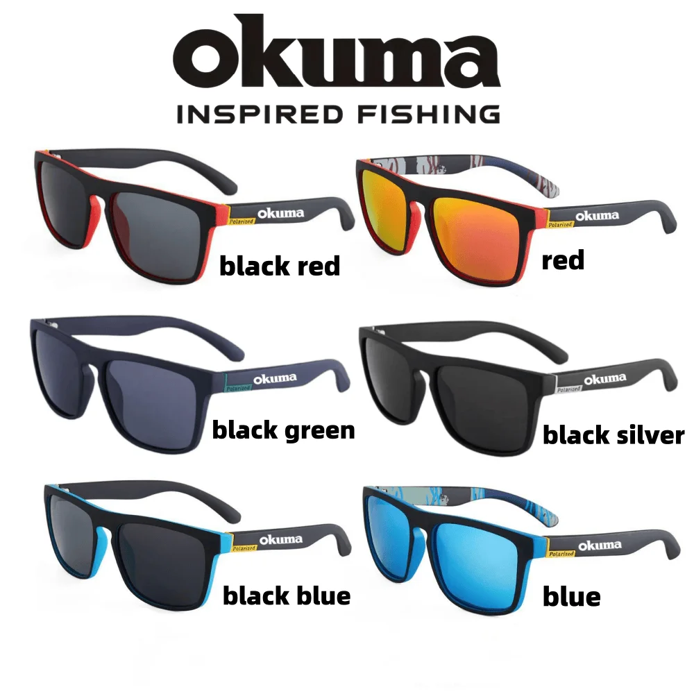 Okuma Angelbrillen, polarisierte Okuma-Sonnenbrillen für Männer und Frauen, zum Fahren und Angeln, UV400-Brillen, erhältlich in 6 Farben – Detail 2