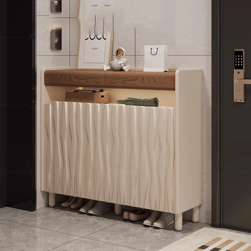 

Designer Nordic Shoe Cabinet Organizer Storage Headboards Cupboard Shoe Shelf Italian Minimalist Zapatero Entrance Furniture