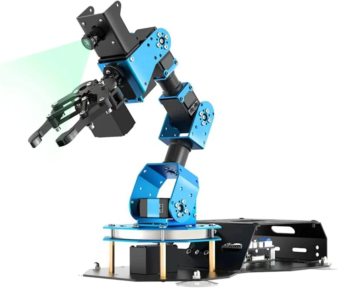 Hiwonder ArmPi FPV ROS AI Vision Python Open Source Programável Raspberry Pi OpenCV ROS Robô Kits de braço robótico de mesa