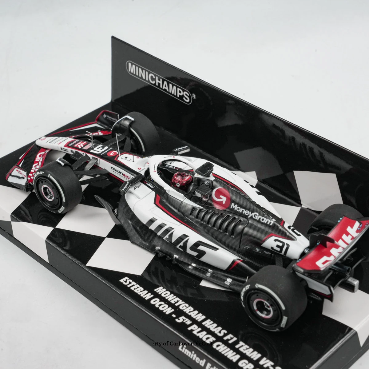 1:43 escala resina 2025 moneygram haas f1 equipe VF-25 brinquedos