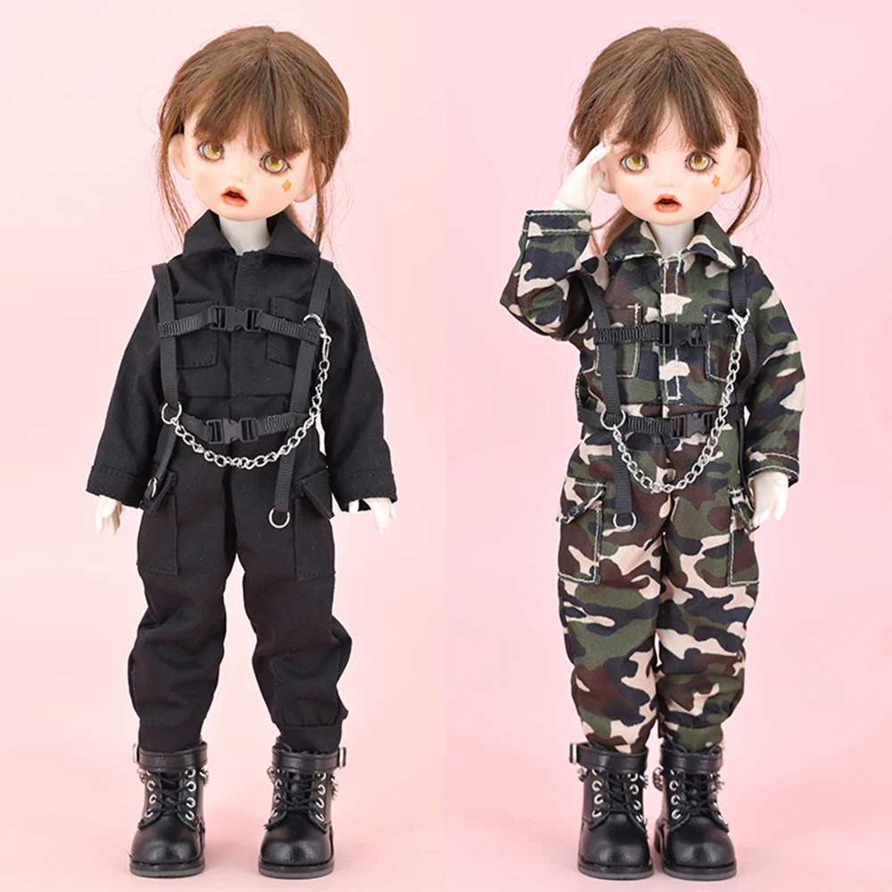 1/6 Doll Clothes Sports Alpha Tactical Clothing Set Jacket Doll Work Clothes Accessories For Big Fish Sd Dd Yosd 1/6 Bjd Dolls