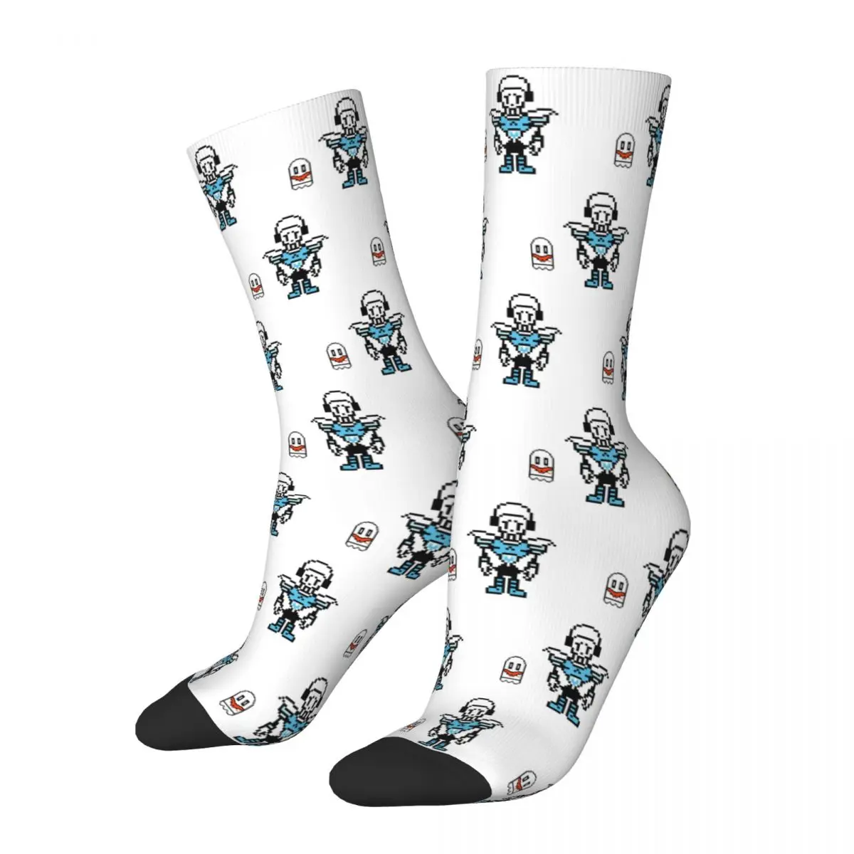 Sans And Papyrus Sprites Undertale Napstablook Men and Women printing Socks,Motion Applicable throughout the year Dressing Gift