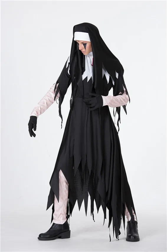 زي الهالوين: ملابس أداء نسائية تقليدية صينية، زي الأم مريم، زي الشيطانة، زي الراهبة، زي الساحرة، زي القس #2