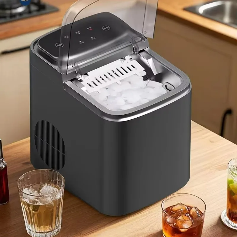 Commercial household automatic countertop portable mini ice machine household automatic cleaning