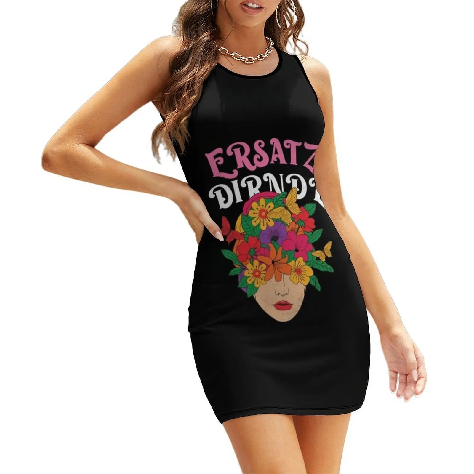 

Ersatz Dirndl Vintage Shirtracer Damen Oktoberfest Sleeveless Sundress summer dress womens 2025 Dress for girls