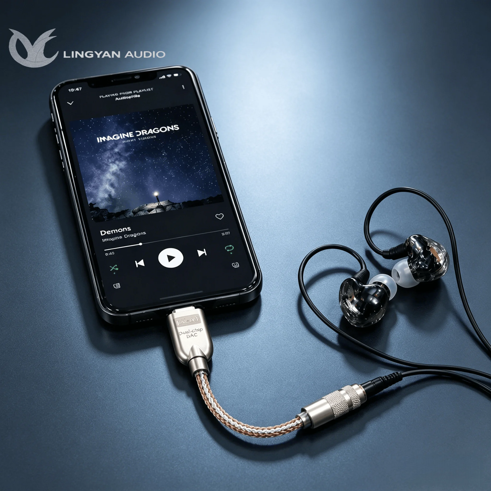 Аудиоадаптер Music Upgrade LY-A1 USB-C DAC с чипами CX319993 и MAX97220, высококачественный преобразователь для телефонов и ноутбуков