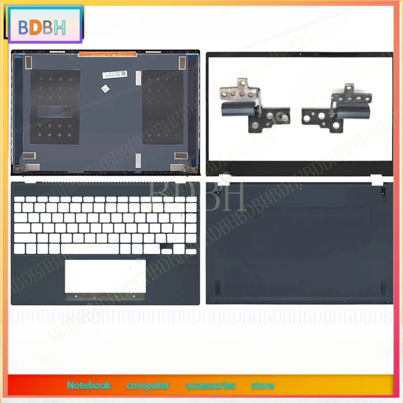 NEW For ASUS Zenbook 13 UX325 UX325A UX325J UX325E U3700J Laptop LCD Back Cover Front Bezel Palmrest Bottom Case hinge
