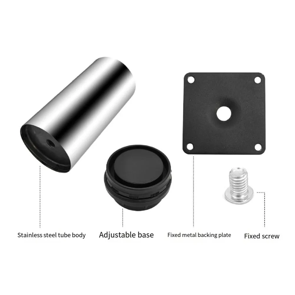 Furniture Legs Adjustable Furniture Leg Sofa Bed TV Cabinet Legs Non-slip Stainless Steel Furniture Feet Thick Furniture Parts