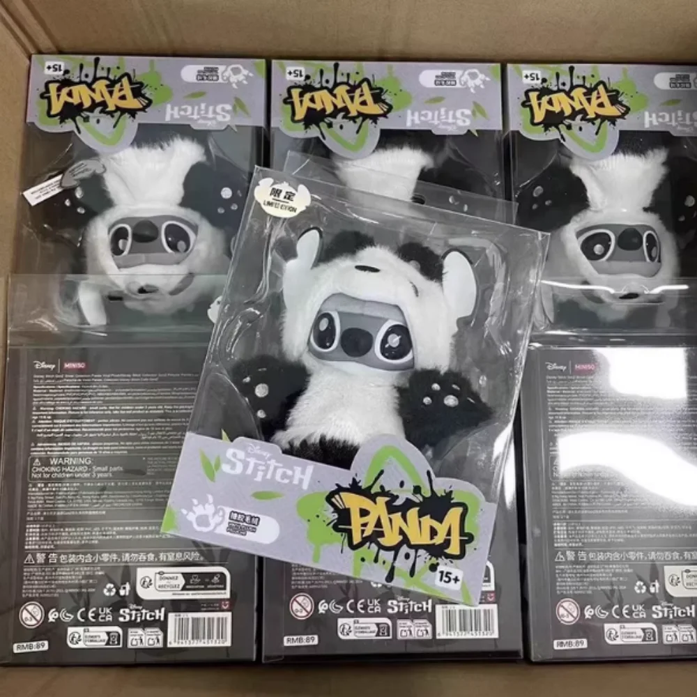 Hot Stitch Genz Street Series Panda Limited Plush Doll Pendant Anime Peripheral Keychain Toy Decor Cute Birthday Halloween Gift