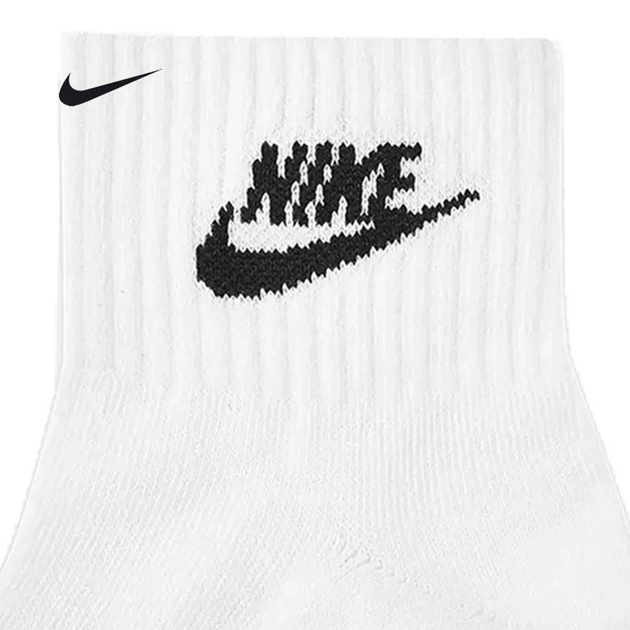Nike Unisex 2025 Winter New Lightweight Dri - FIT Breathable Sweat - Wicking Running Ankle Sports Socks 3 - Pack DX5074-911 view 6