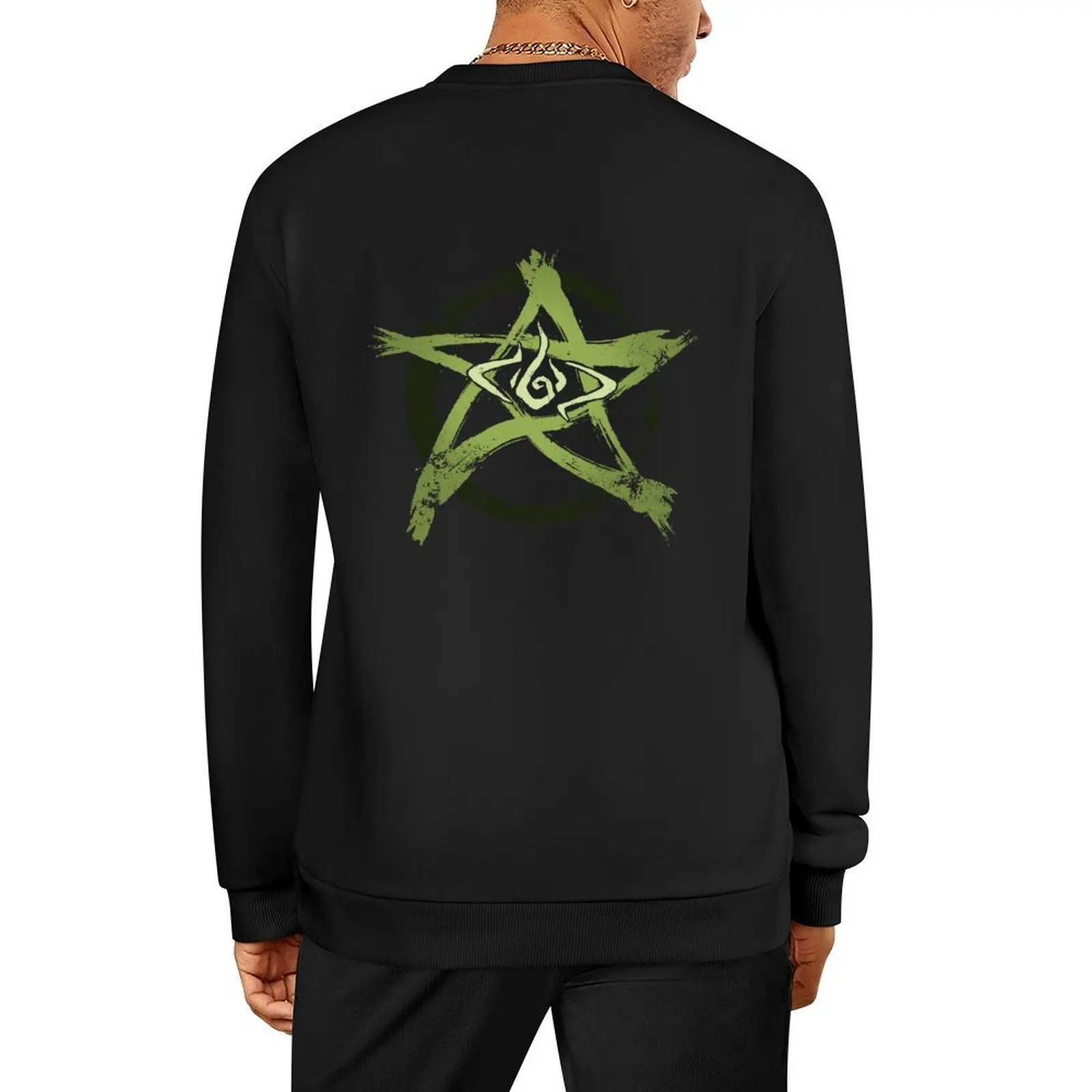 

Elder sign - Lovecraft symbol - Occult star Pullover men's clothes men's coat japanese style anime clothing hooded sweatshirt