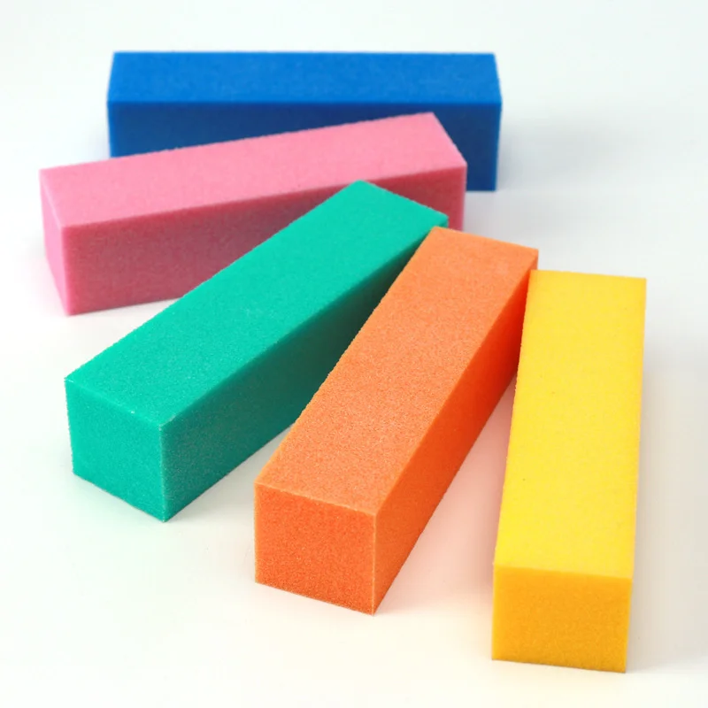 5/10/50 pezzi tampone per unghie professionale lima per unghie lucidatore blocco manicure pedicure lime levigatura lucidatura spugna strumenti per nail art