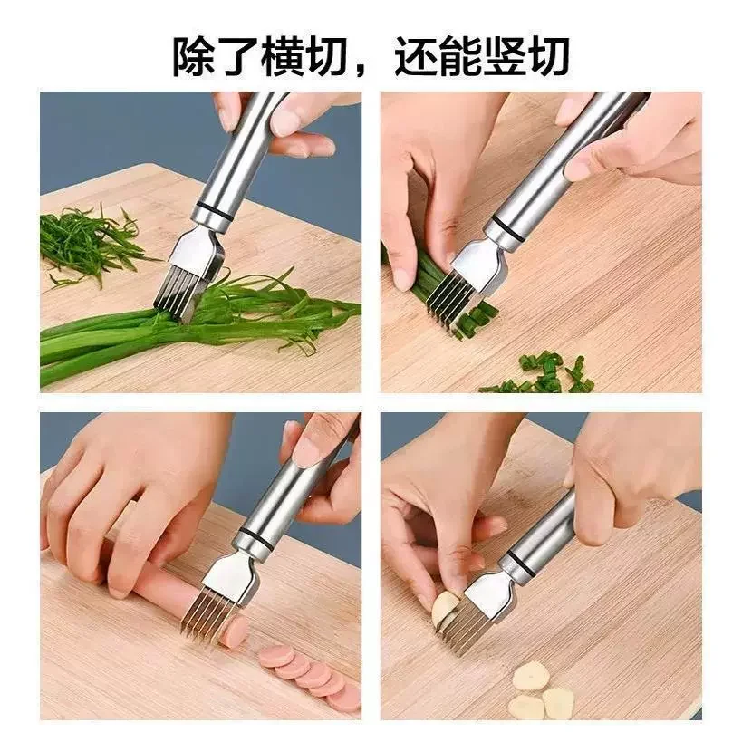 Stainless Steel Scallion Cutter Scallion Shredder Slicer