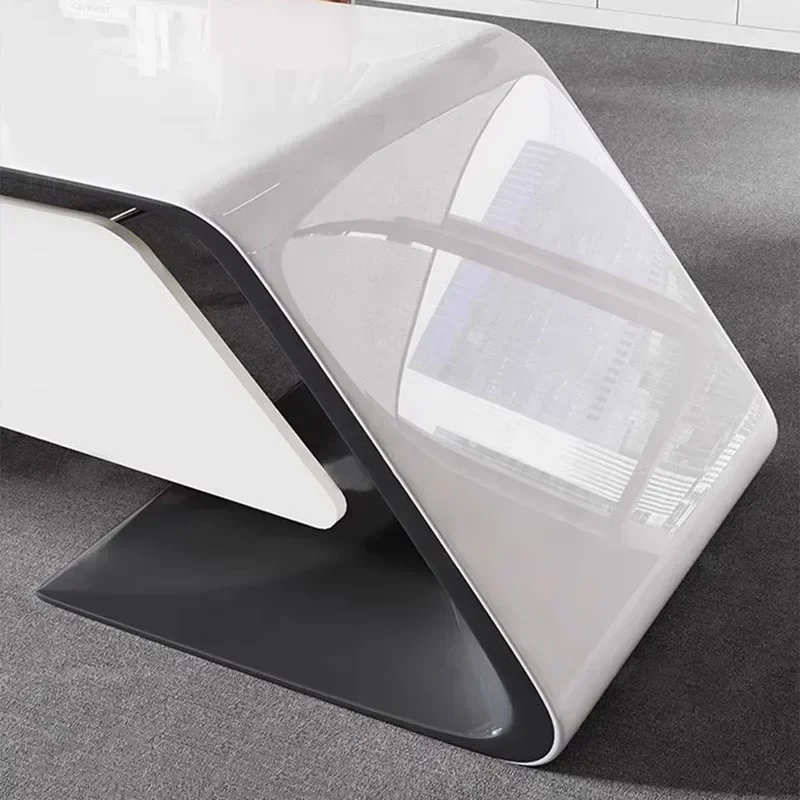 Multifunctional Desk Office Furniture Computer Reading Room Automatic Modern Professional Workstation Acrylic Table Tables Work