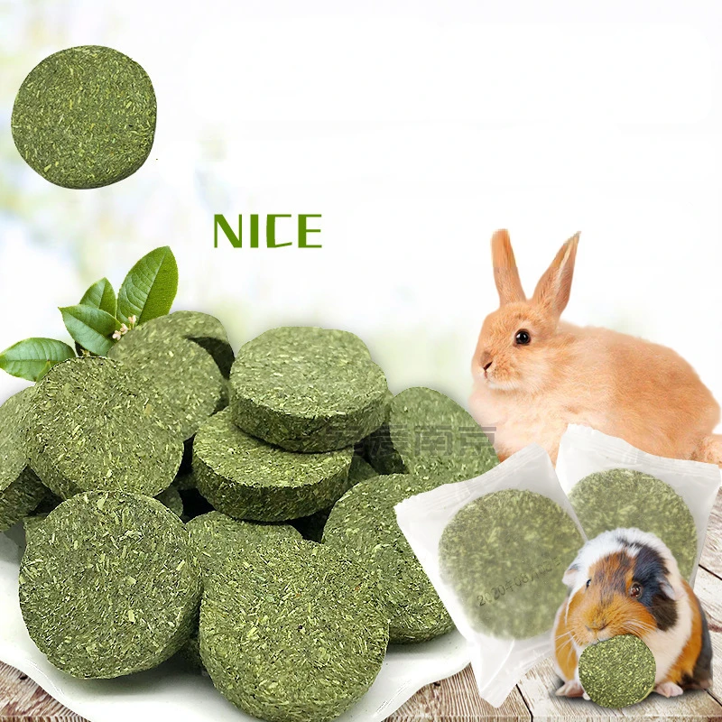 5 Pcs Small Pets Hamster Grinding Teeth Cake Cookie Animals Rabbit Pig Molar Chew Toy Natural Loofah Clean Grass Molar Snacks