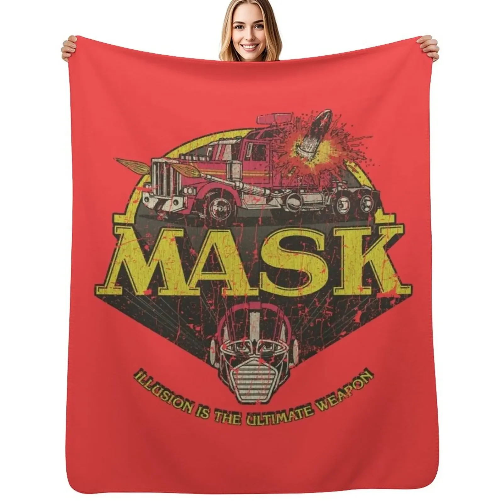 

M.A.S.K. - Mobile Armored Strike Kommand 1985 Throw Blanket Heavy Beautifuls Sofa Throw Blanket