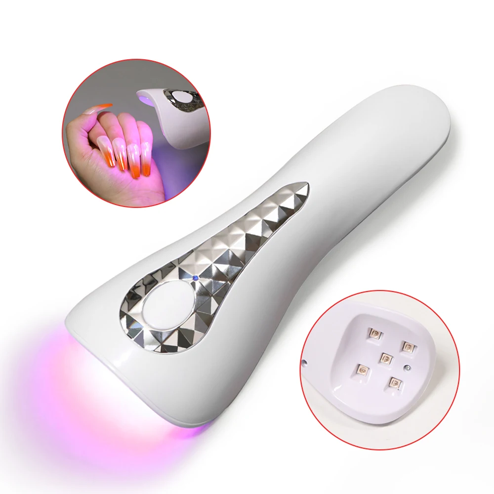 CNHIDS Handheld UV LED Nail Dryer Manicure Tools Nail Art Equipment Salon Machine Drying Gel Polish Professional Dring Lamp