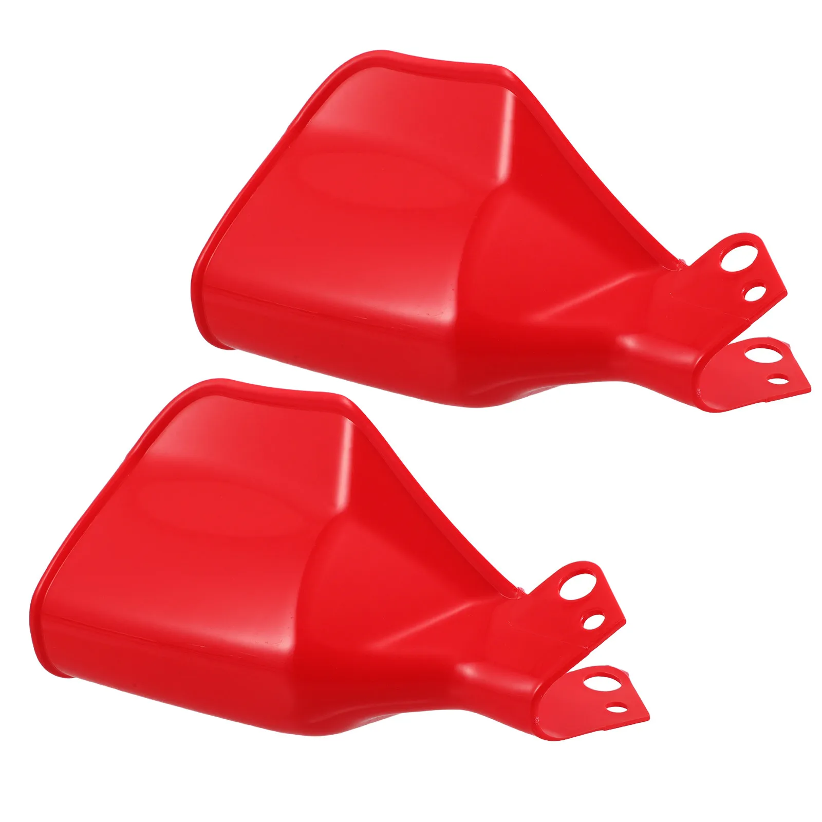 2Pcs Motorcycle Handlebar Wind Guards Durable Plastic Handguards Windproof Dust Protection Easy Installation Outdoor Riding