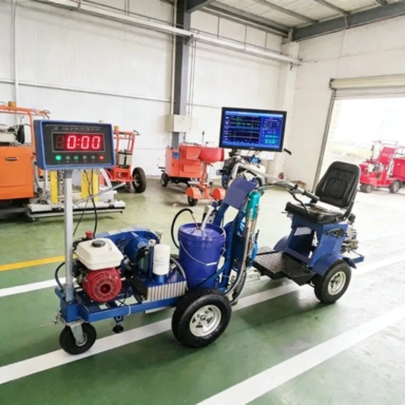 

Automatic Driving Road Line Marking Machine with Glass Bead Dispenser