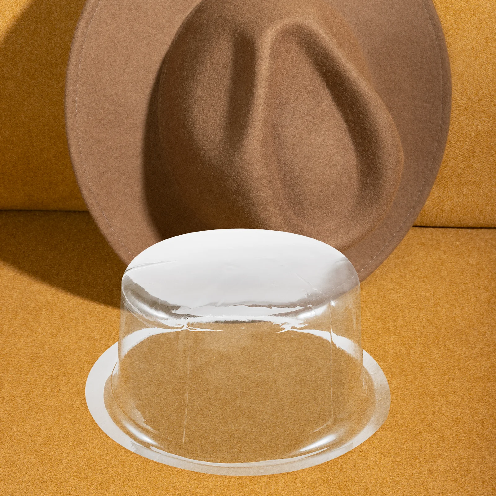 

10pcs Hat Shaper Insert PVC Plastic Bucket Hats Stand Transparent XL Straw Fedora Jazz Hat Storage Display Home Store