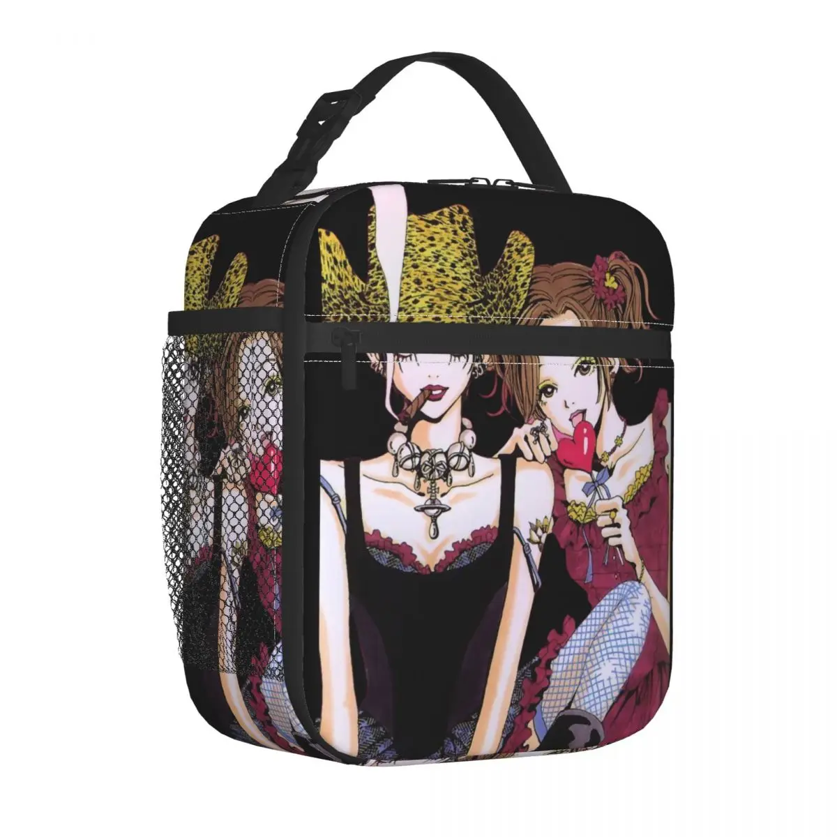 Nana Osaki Insulated Lunch Bag High Capacity Anime Meal Container Thermal Bag Tote Lunch Box College Picnic Bento Pouch