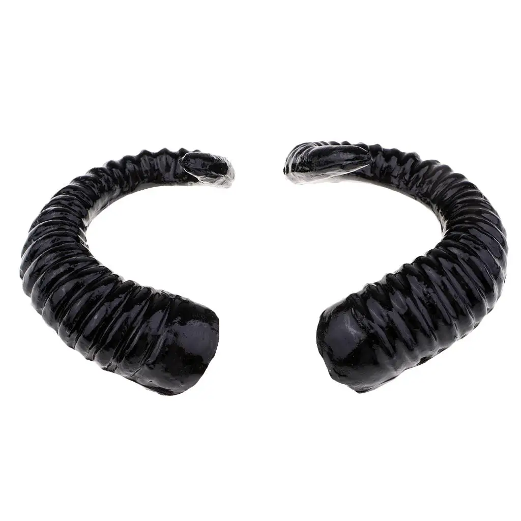 Artificial Horns Costume Accessory for DIY Gothic Hair Headband Hoop