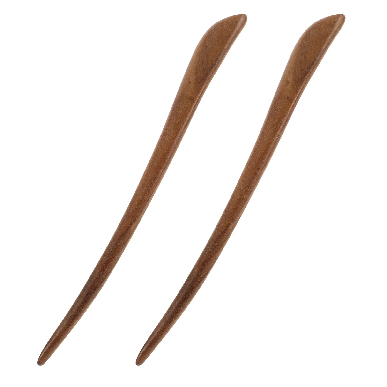 

2pcs Wood Hairpin Elegant Vintage Stick For Women Chinese Style Accessories Buns Styling Long Lasting Decorative Sticks Thick