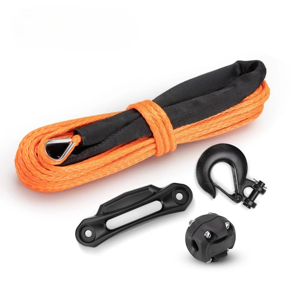 15M Outdoor Off-road Rescue Car Tow Rope Set Four-piece Escape Set