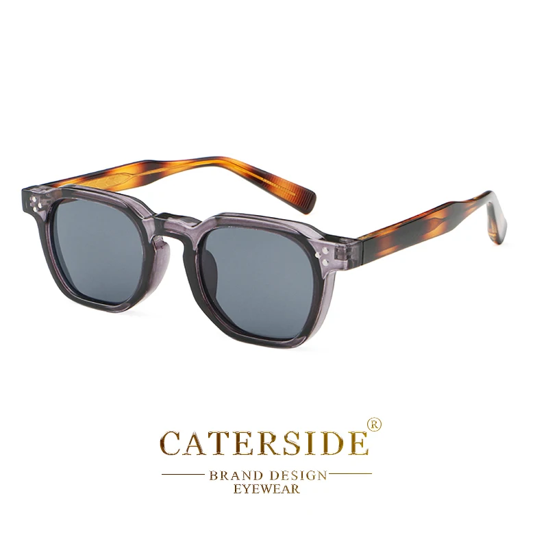 CATERSIDE Neue Retro-Punk-Sonnenbrille für Herren, quadratisch, personalisiertes Design, Brille für Damen, modische Partybrille, Festival-Geschenk, 2 Stück – Detail 15