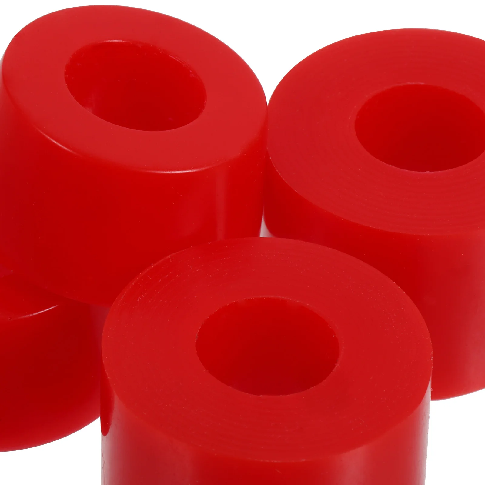

4pcs Skateboard Shockproof Pad Pu Damping Gasket Wear Resistant Bushings For Smooth Riding Shock Absorber Truck Accessories