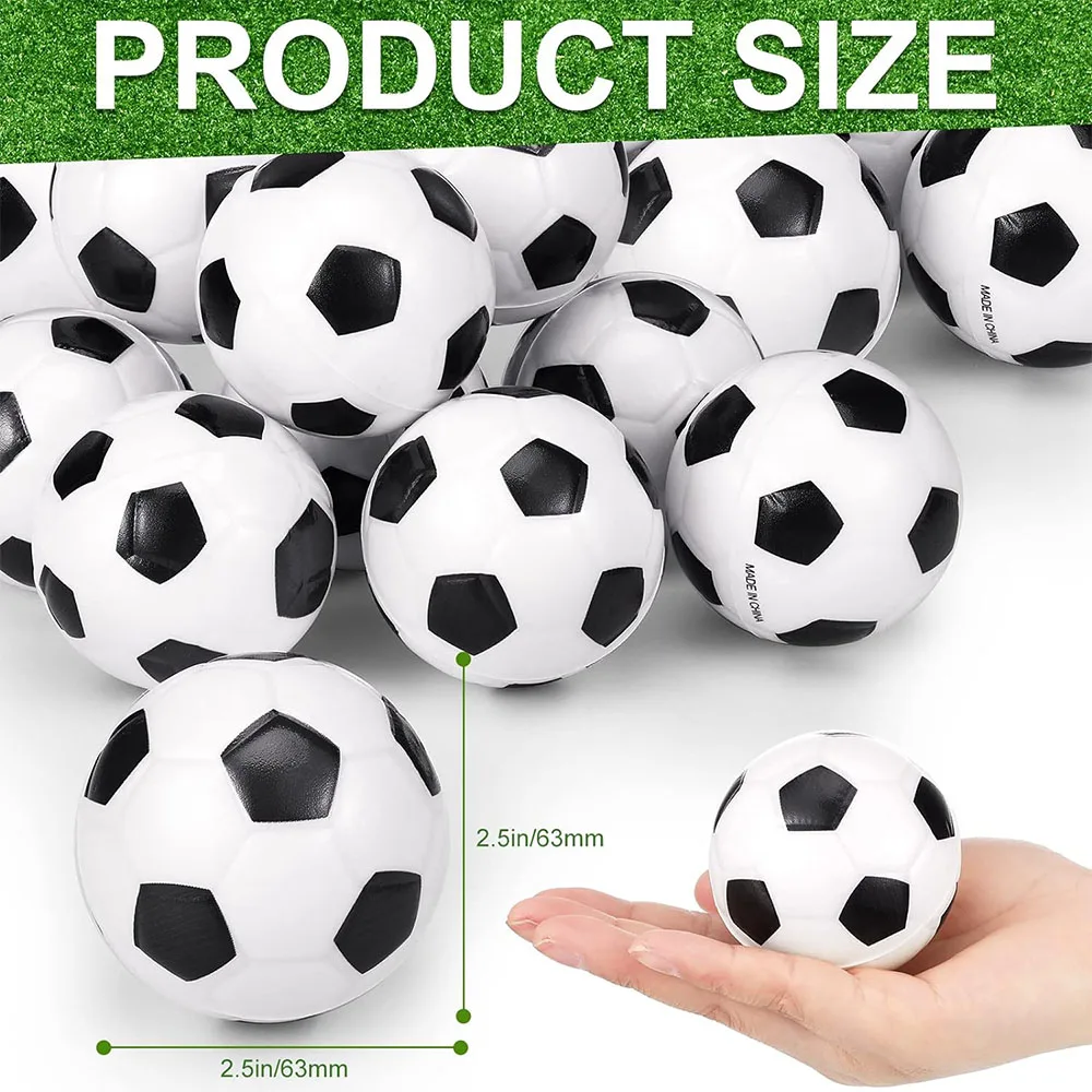 12/24pcs Mini Soccer Ball Fidget Spinner Soccer Balls Sports Party Decoration for Kids  Birthday Goodie Treat Bag Stuffers