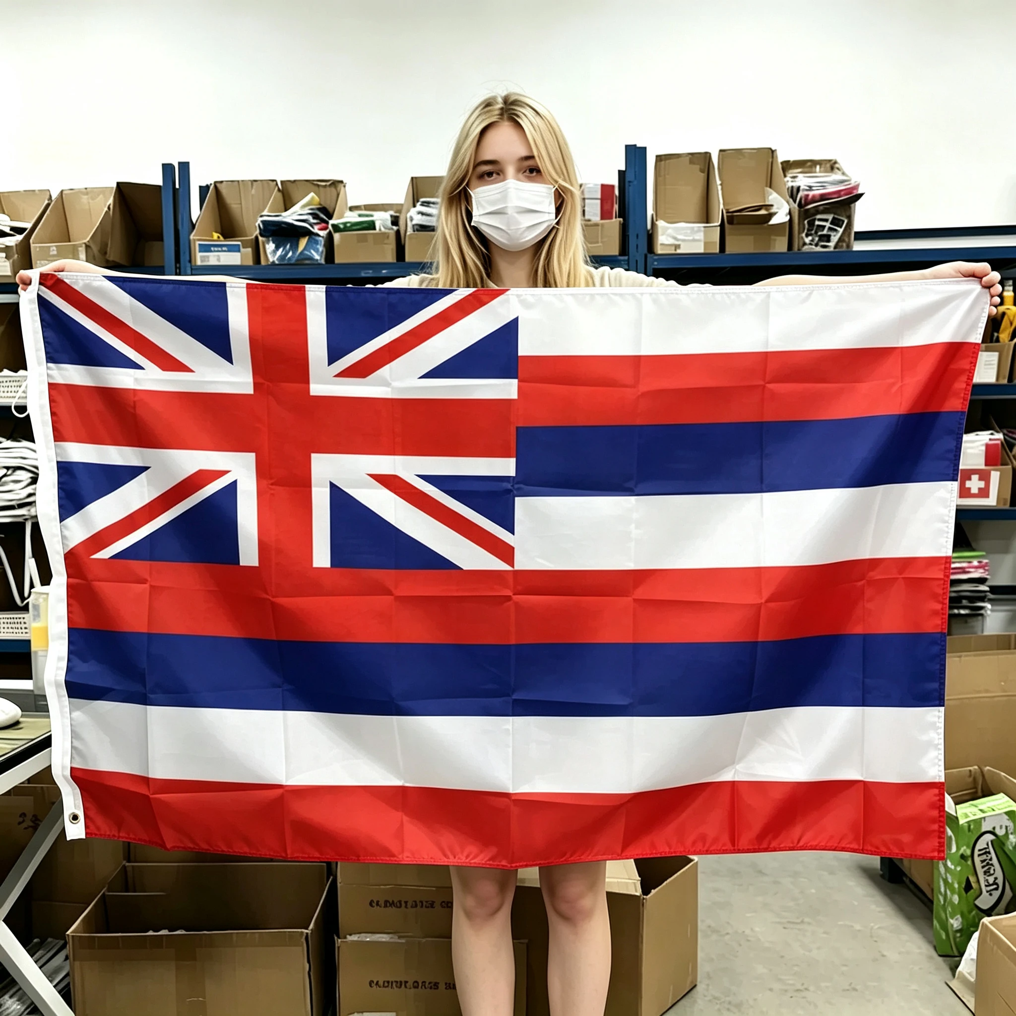 60x90cm 90x150cm 120x180cm Us Usa State Hawaii Flag Hawaiian Tapestry Polyester Banner With Brass Grommets For Wall Decor