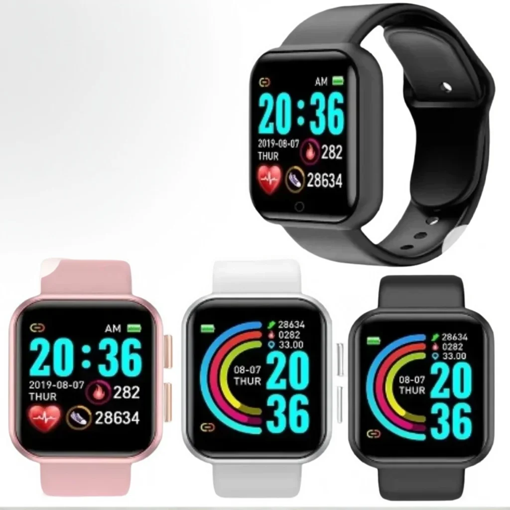 ​ ​ Relógios inteligentes Bluetooth para homens e mulheres – pulseira de fitness musical controlada por telefone com monitor de saúde ​ ​