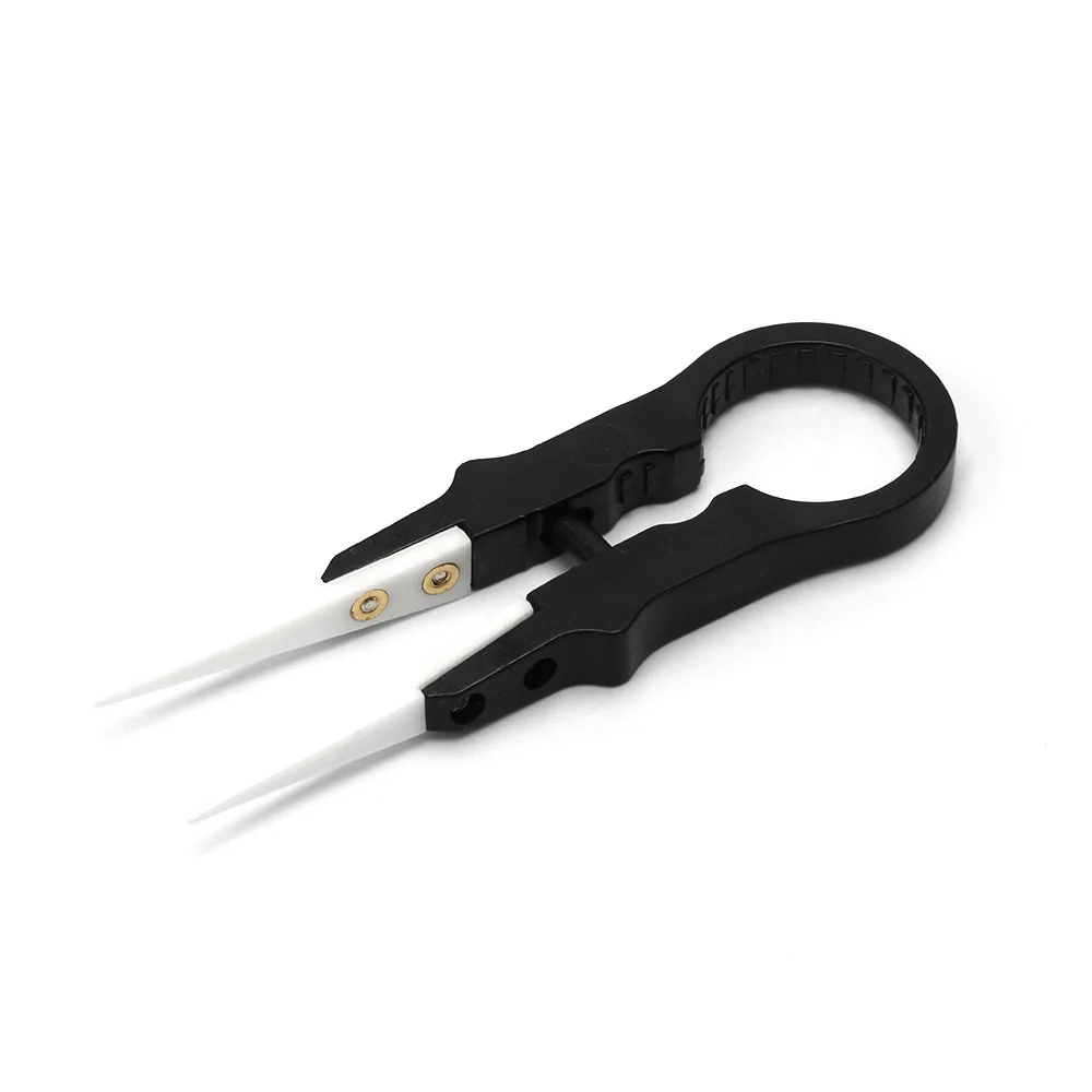 

10pcs Ceramic & Nylon Tweezers Anti-corrosion and High Temperature Resistant for vape atomizer wire DIY Tool Wire Rebuilding