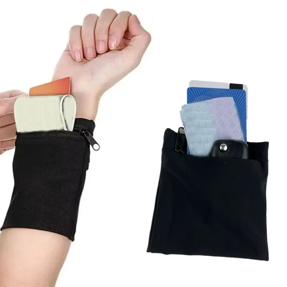 

Легкая спортивная сумка на запястье, дышащая, универсального размера, для велоспорта, с регулируемой застежкой-молнией, для бега, для занятий спортом на открытом воздухе