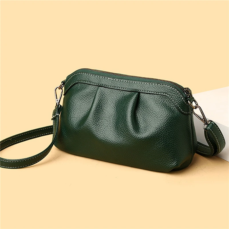 Leisure Simple Ladies Crossbody Bag Ladies Crossbody Bag New Fashion Shoulder Strap Soft Leather Shoulder Bag