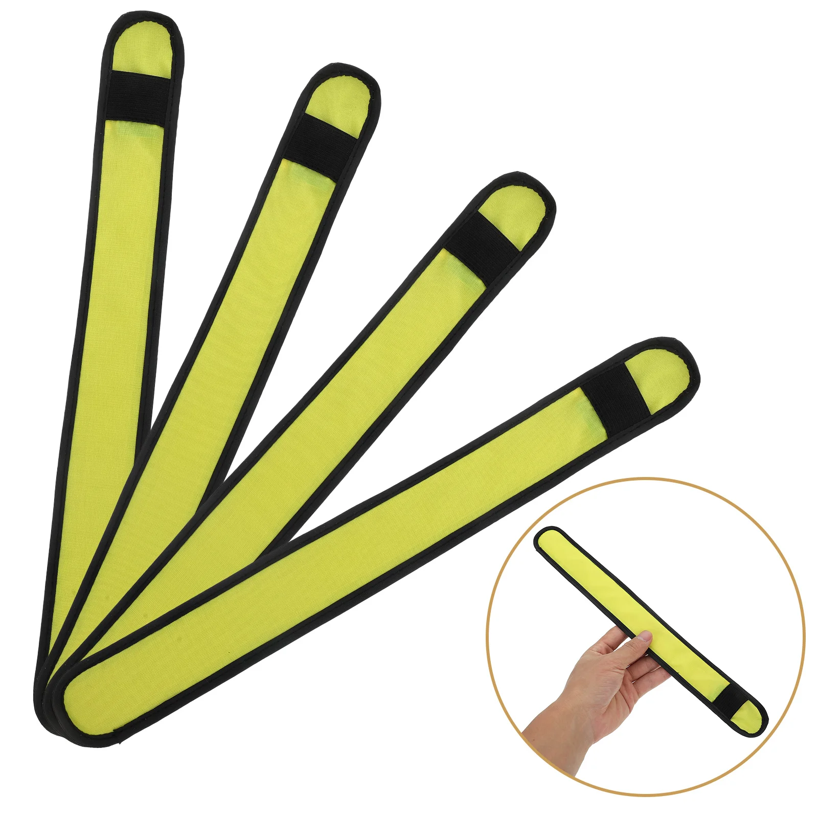 

4pcs Led Leg Bands High Brightness Glowing Straps Night Riding Safety Gear Comfortable Fit Durable Lightweight Visibility