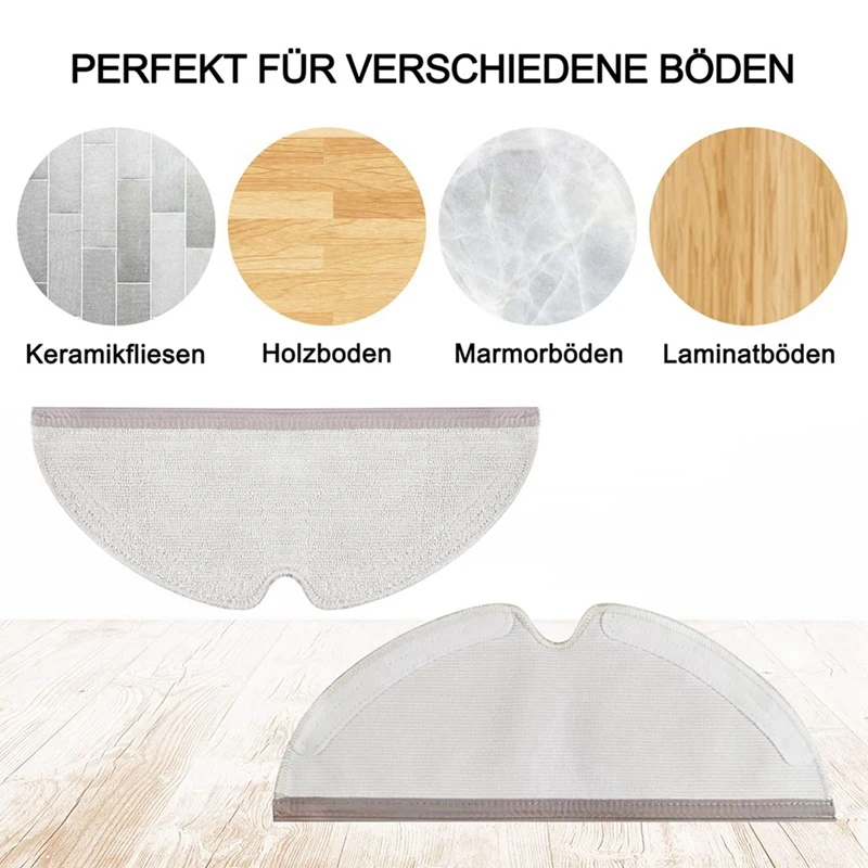 12X parti di ricambio Mop panno pad per Xiaomi Roborock Q7 Max Q7 Max + T8 Robot aspirapolvere accessori