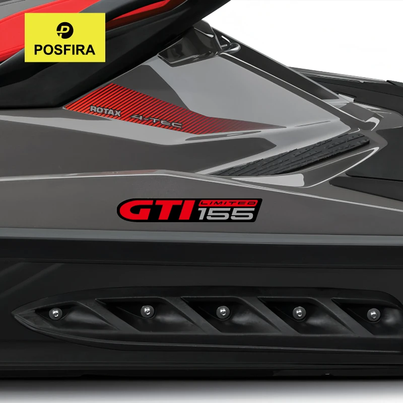 

POSFIRA Jet Ski Sticker Vinyl Water Scooter Decals for BRP Jetski SEADOO GTI 155 Limited SEA DOO SEA-DOO Stickers Accessories