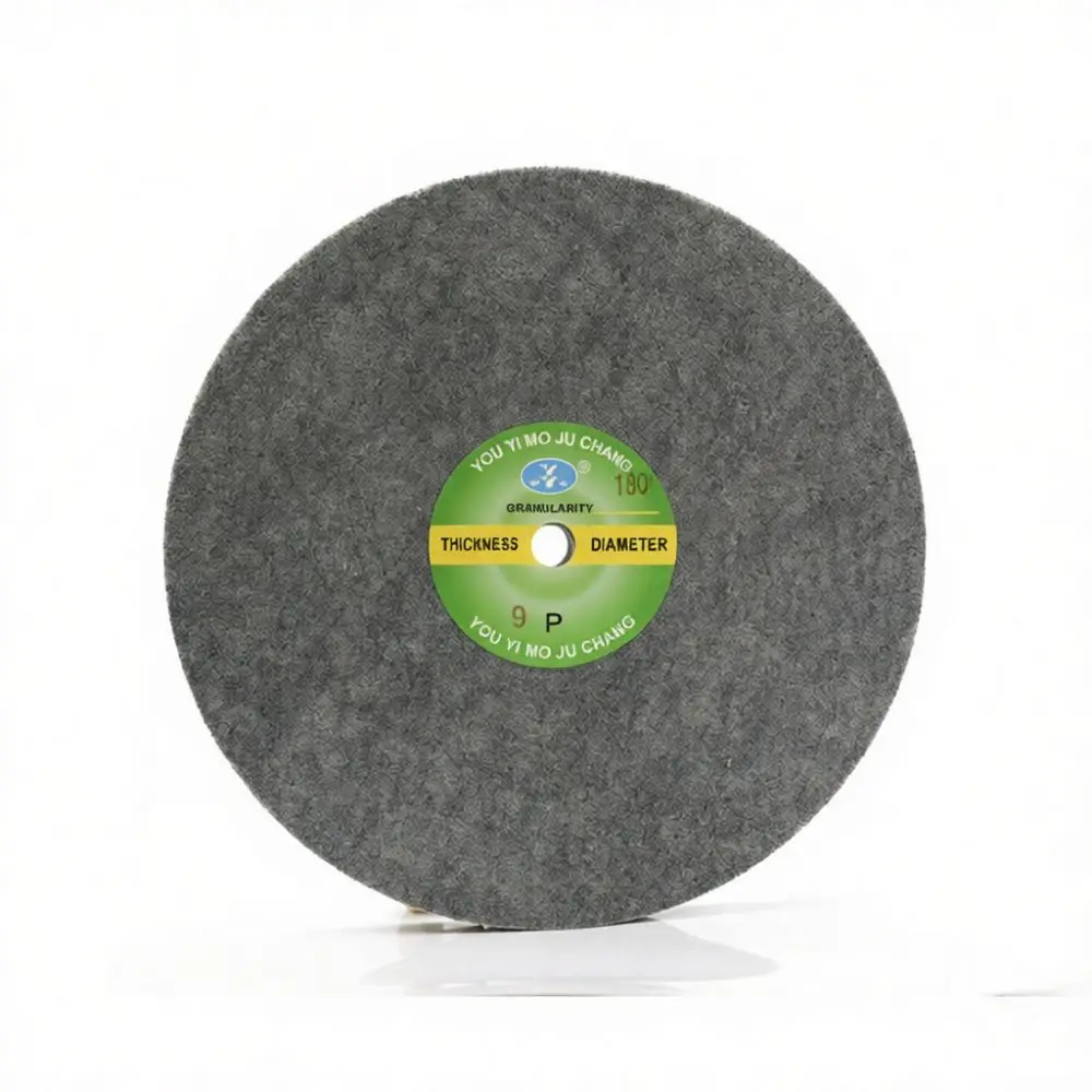 Nylon Fiber Polishing Wheel For Yongpin Metal Surface Finishing Non Woven Abrasive Buffing Disc Stainless Grinding Tool