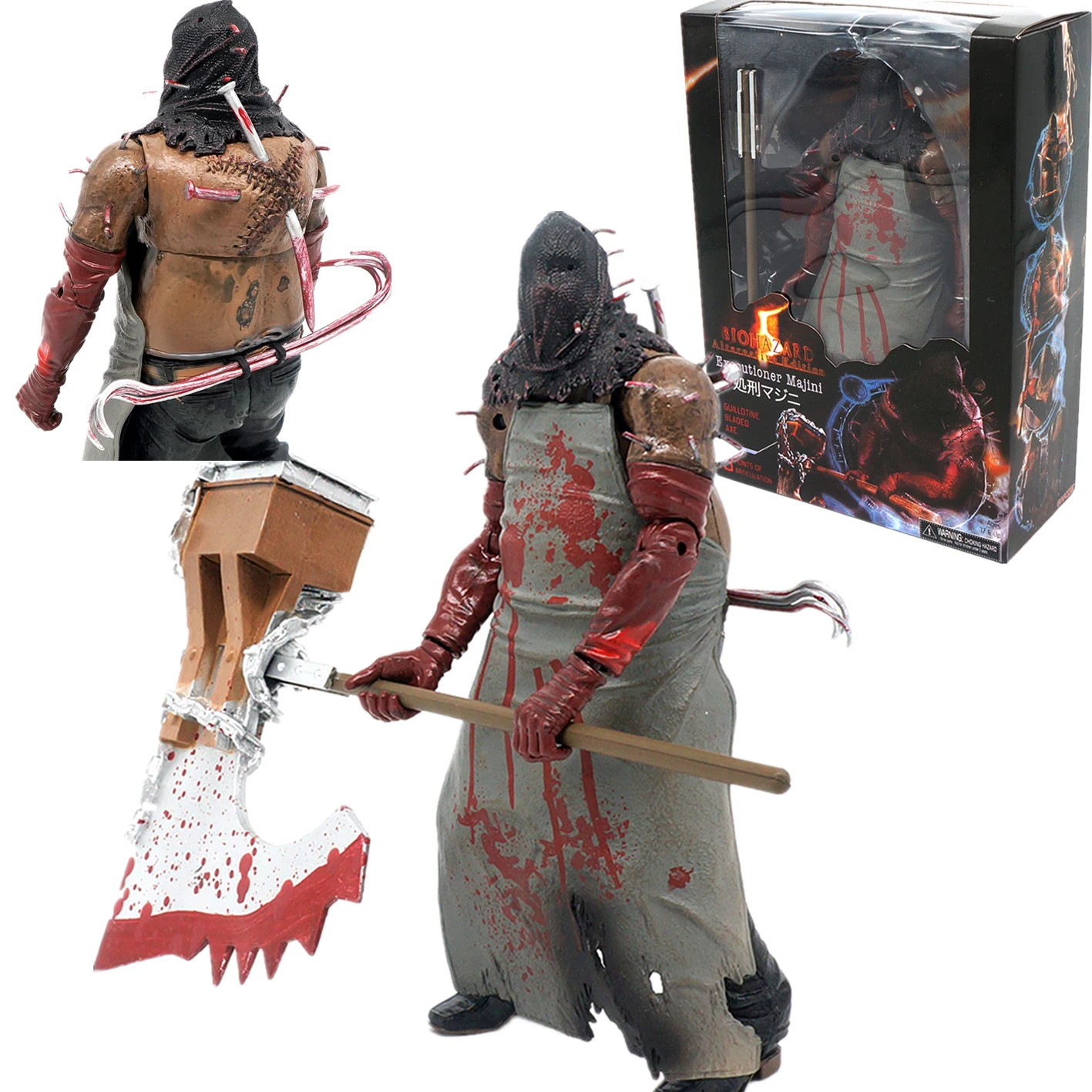 Neca Resident Evil:Retribution Anime Figure Biohazard Alternative Edition Executioner Majini Action Figure Statues Toys