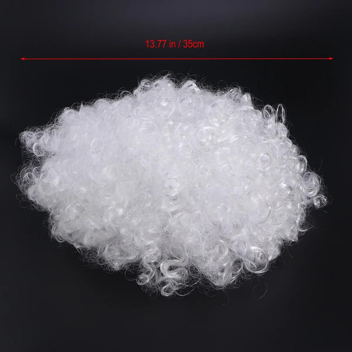 Costume de noël du père noël, accessoire de fête Cosplay, fibre blanche bouclée en soie, mascarade pour adultes et enfants, carnaval, vacances Nye