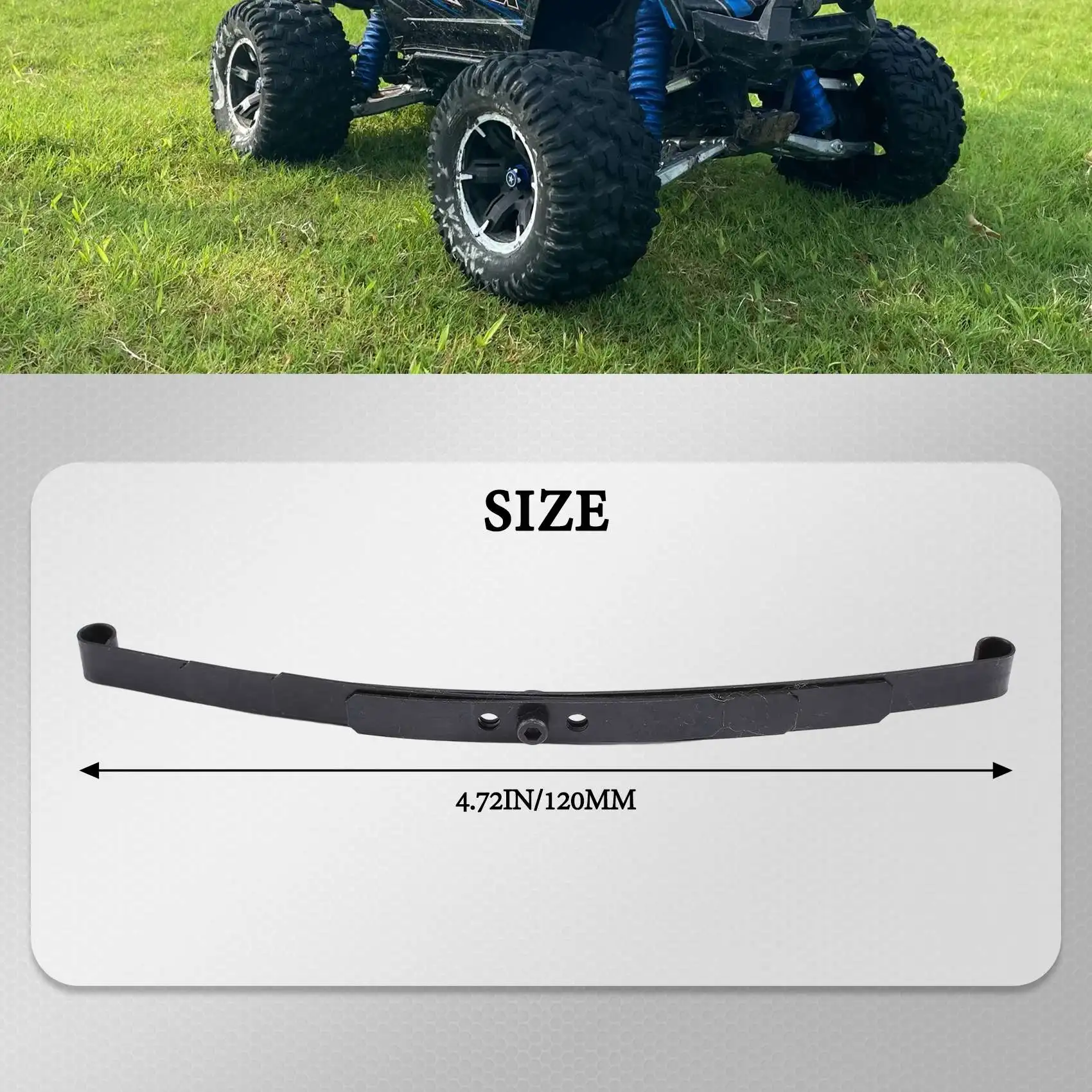 A3#(Upgraded) 148F Hard Leaf Spring Suspension Bar Set for 1:10 RC Rock Crawler D90 SCX10 ,Black