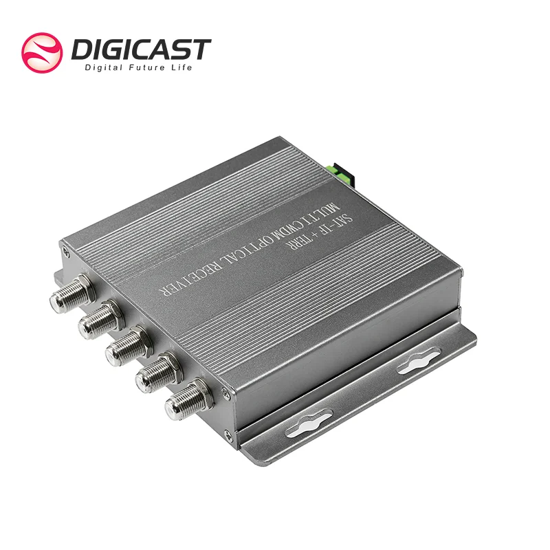 เครื่องรับแสง Wdm ไฟเบอร์ออปติก เครื่องรับโทรทัศน์ดาวเทียมดิจิตอล ไฟเบอร์ออปติก