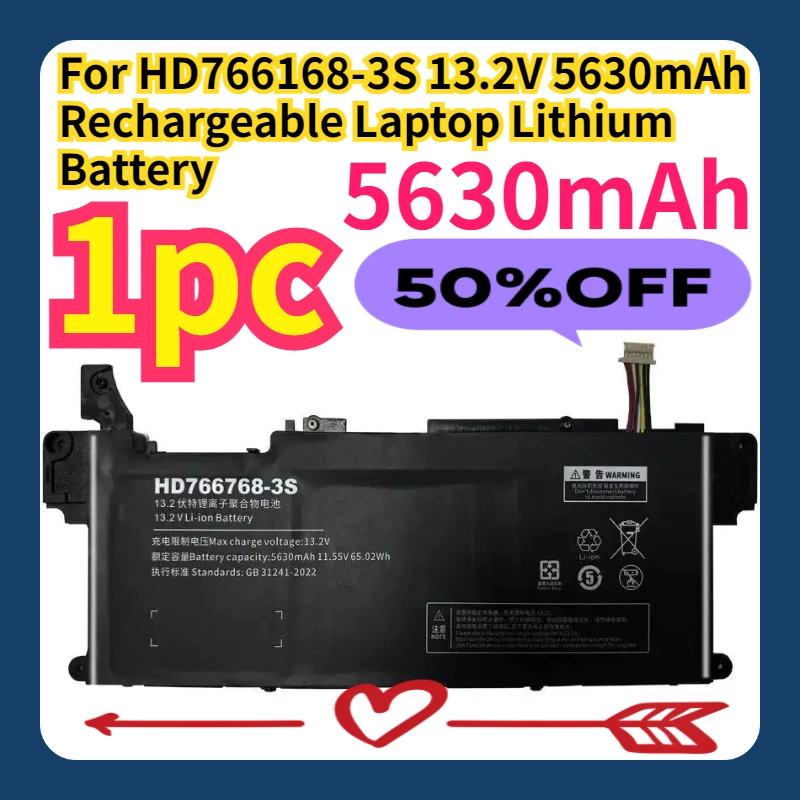 

For HD766168-3S 13.2V 5630mAh Rechargeable Laptop Lithium Battery