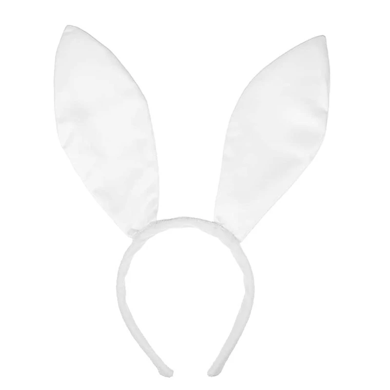 Cartoon Cosplay Bunny Ear for Head Hoops Women Makeup and Washing Face Headband