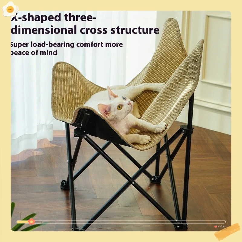 

Outdoors Sisal Cat Claw Board Lounge Chair Wear-resistant Non-shedding Pets Claw Sharpening Wonder Board, Integrated Cat Toy